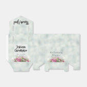 Roze Rozen Dankjewel Bruiloft Favor Doos Bedankdoosjes (Uitgevouwen)