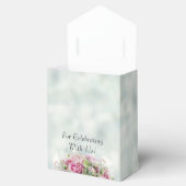 Roze Rozen Dankjewel Bruiloft Favor Doos Bedankdoosjes (Geopend)