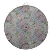 Roze Rozen  Dartbord (Voorkant)