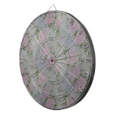 Roze Rozen  Dartbord (Voorkant Rechts)