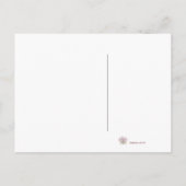 Roze Rozen / De bruiloft ~ Briefkaart / Uitnodigin (Achterkant)