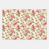 Roze Rozen Delight Inpakpapier Vel (Voorkant 2)