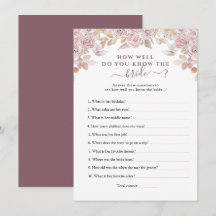 Roze Rozen die de bruid kent Beste Game Kaart