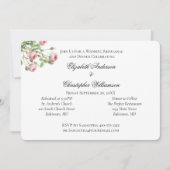  roze rozen die de hele bruiloft zullen vieren kaart (Voorkant)