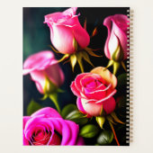 Roze Rozen Digitaal Kunstwerk-48345 Planner (Achterkant)