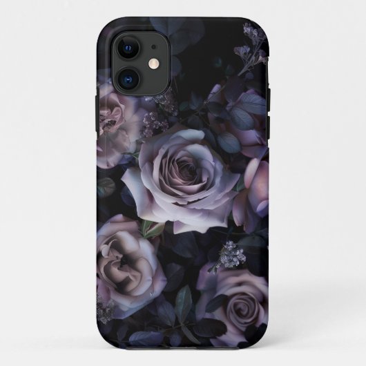 Roze Rozen Donker & Moody Case-Mate iPhone Case (Achterkant)