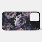 Roze Rozen Donker & Moody iPhone Hoesje (Achterkant horizontaal)
