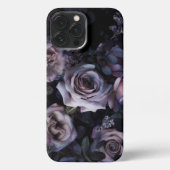 Roze Rozen Donker & Moody iPhone Hoesje (Achterkant)