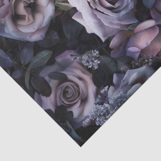 Roze Rozen Donker & Moody Tissuepapier (Detail)