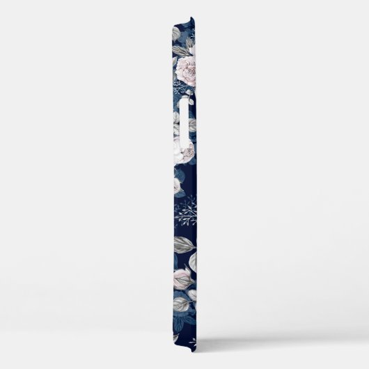 Roze Rozen Donkerblauw: Case-Mate iPhone Case (Achterkant / Rechts)