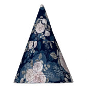 Roze Rozen Donkerblauw:  Feesthoedjes (Rechts)