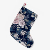 Roze Rozen Donkerblauw:  Kleine Kerstsok (Voorkant (Hangend))
