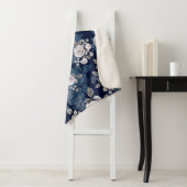 Roze Rozen Donkerblauw:  Sherpa Deken (In situ)