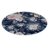 Roze Rozen Donkerblauw: Snijplank (Hoek)