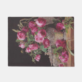 Roze Rozen (door Ferdinand Georg Waldmüller) Deurmat (Voorkant)