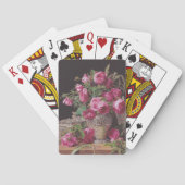 Roze Rozen (door Ferdinand Georg Waldmüller) Pokerkaarten (Achterkant)