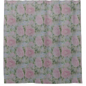 Roze Rozen  Douchegordijn (Voorkant)