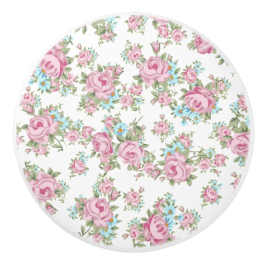 Roze rozen  drager  drager knop (Voorkant)