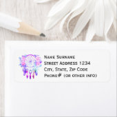 Roze Rozen Dreamcatcher Bloemendromen Etiket (Insitu)