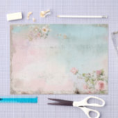Roze rozen dromerige mist pastel journal papier (Craft)