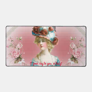 Roze Rozen Edwardian Era Motief Bureaumat