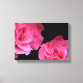  roze rozen Eenvoudige moderne bloemige kunst Canvas Afdruk (Voorkant)