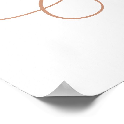 Roze rozen Eerste Heilige Communistische Welkomstt Poster (Hoek)