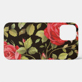 Roze rozen: elegant bloemenpatroon. Case-Mate iPhone case (Achterkant (horizontaal))