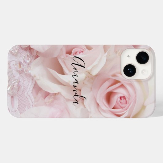  roze rozen Elegant Bouquet Case-Mate iPhone Case (Achterkant (horizontaal))