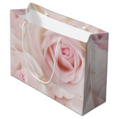 roze rozen Elegant Bouquet Groot Cadeauzakje (Voorkant Gekanteld)