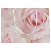  roze rozen Elegant Bouquet Groot Cadeauzakje (Achterkant)