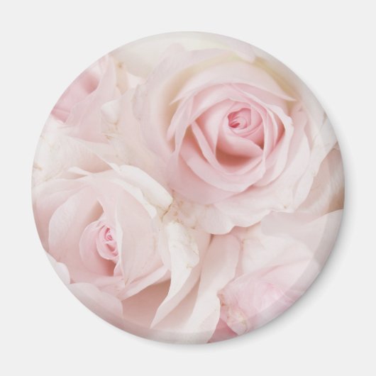 roze rozen Elegant Bouquet Magneet (Voorkant)