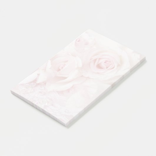  roze rozen Elegant Bouquet Post-it® Notes (Schuin)