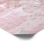  roze rozen Elegant Bouquet Poster (Hoek)