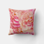 Roze rozen elegante kussen (Achterkant)
