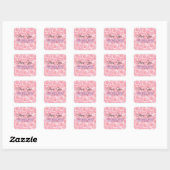 Roze Rozen Elegante Vrijgezellenfeesten Stickers (Vel)