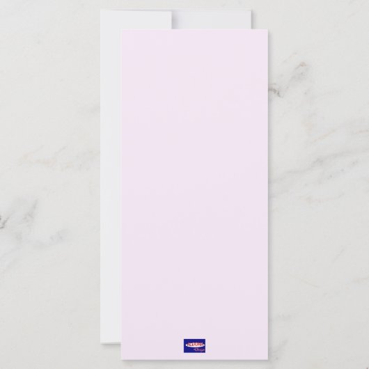 Roze rozen en A Fern (Achterkant)