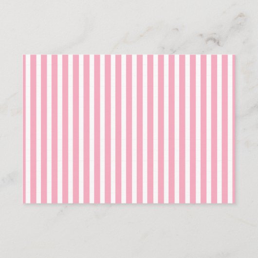 Roze Rozen en Bogen Coquette Advies Kaarten (Achterkant)