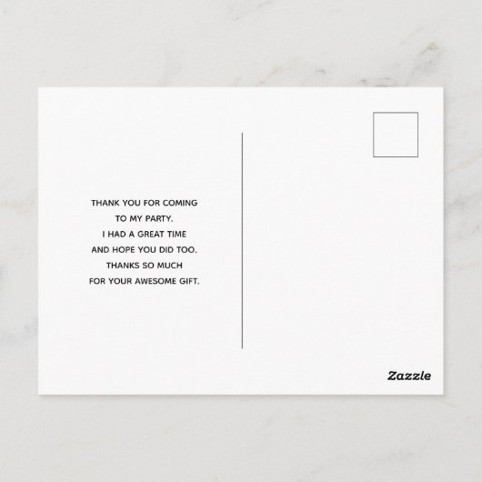 roze rozen en elegante kant - Dank u wel Briefkaart (Achterkant)