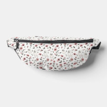 Roze Rozen en Geesten patroon Fanny Pack