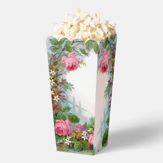 ROZE ROZEN EN JASMIJNEN Verjaardagsfeestje Bedankdoosjes (Popped)