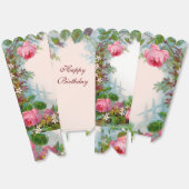 ROZE ROZEN EN JASMINEN Verjaardagsfeestje Bedankdoosjes (Ongevouwen)