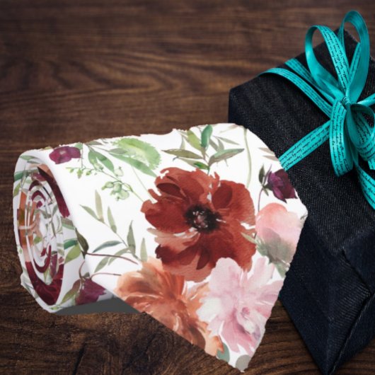 Roze rozen en kaneelbloemen bloemenkraagdas stropdas