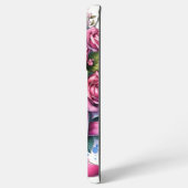 Roze rozen en linten: telefoonhoesje samsung galaxy hoesje (Linkerkant)