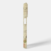  roze rozen en muziekscore Case-Mate iPhone case (Achterkant / Rechts)