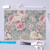 roze rozen en oorletjes tissuepapier (Craft)