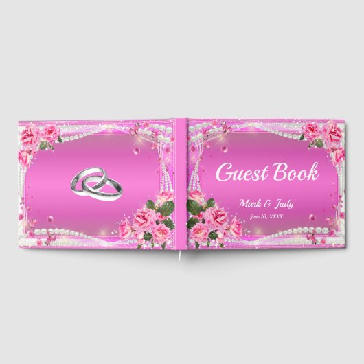 Roze rozen en parelhoenders gastenboek (Volledig)