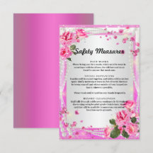 Roze Rozen En Parels Veiligheidsmaatregelen