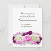 Roze rozen en pinda's Reply Kaart (Voorkant)