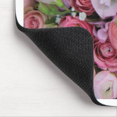 roze rozen en pinda's van therosegarden muismat (Hoek)